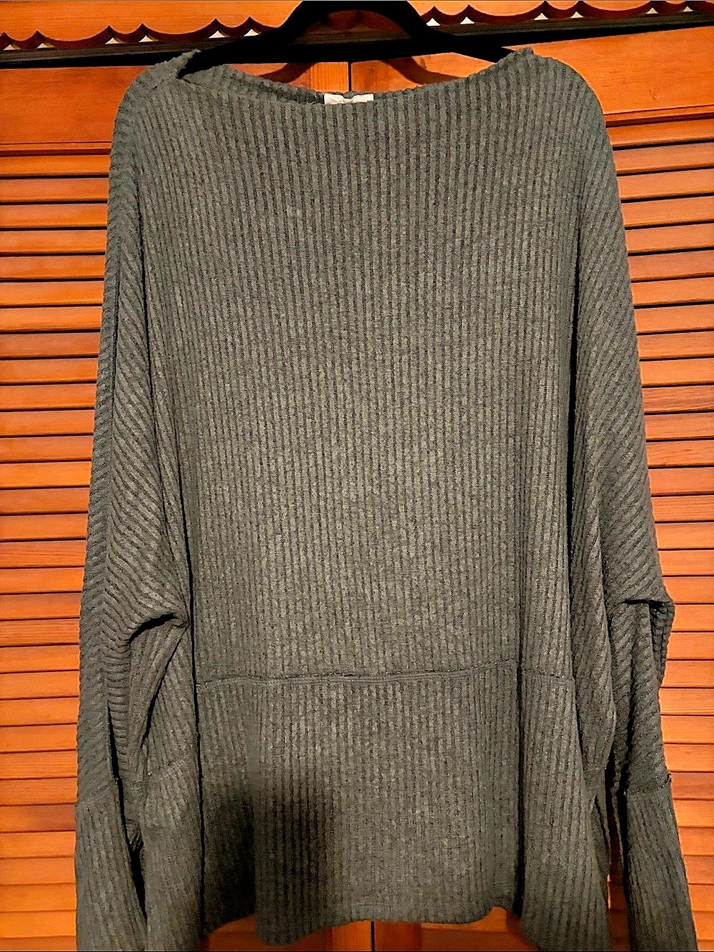 Maurices Sage Green Textured Sweater, 3x